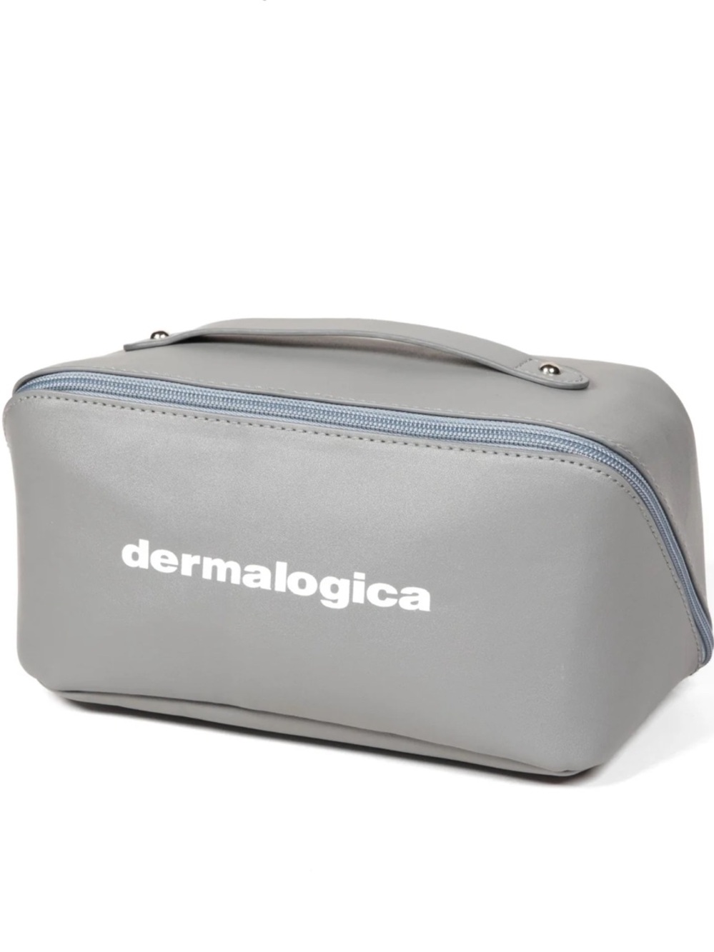 NEW Dermalogica travel cosmetic bag toiletries bag case Gray Large